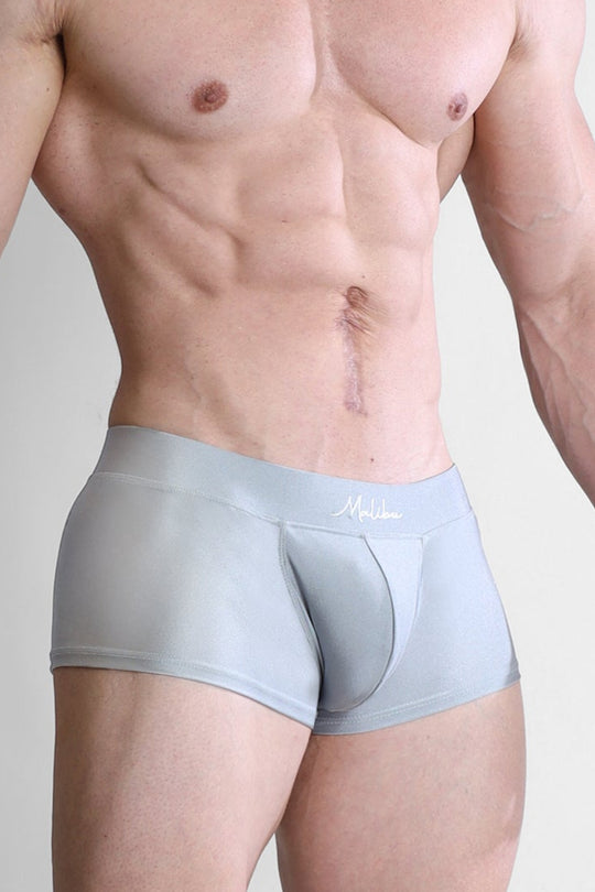 Dynamic Sheen Boxer Briefs - Dark Grey