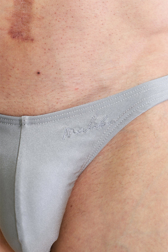 Dynamic Classic Scrunch Butt Brief - Chrome Grey